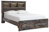 Signature Design by Ashley Drystan Bookcase Bed with 2 Storage Drawers