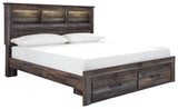 Signature Design by Ashley Drystan Bookcase Bed with 2 Storage Drawers