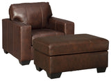 Morelos Signature Design 2-Piece Chair with Ottoman