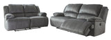 Clonmel Signature Design Contemporary Power Reclining 2-Piece Living Room Set