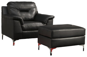 Tensas Signature Design 2-Piece Chair with Ottoman