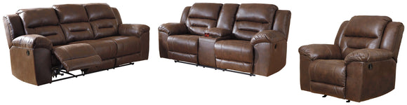 Stoneland Signature Design Contemporary 3-Piece Living Room Set