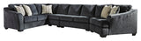 Eltmann Signature Design by Ashley 4-Piece Sectional with Cuddler