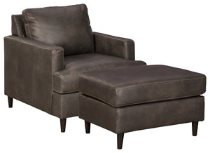 Hettinger Signature Design 2-Piece Chair and Ottoman Set