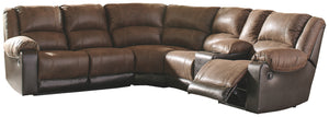 Nantahala Signature Design by Ashley 6-Piece Reclining Sectional