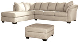 Darcy Signature Design 3-Piece Living Room Set with Oversized Ottoman