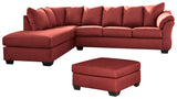 Darcy Signature Design 3-Piece Living Room Set with Oversized Ottoman