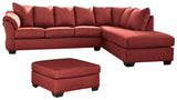 Darcy Signature Design 3-Piece Living Room Set with Oversized Ottoman