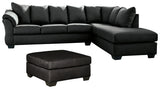 Darcy Signature Design 3-Piece Living Room Set with Oversized Ottoman