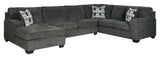 Ballinasloe Signature Design by Ashley 3-Piece Sectional with Chaise