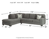 Dalhart Benchcraft 2-Piece Sectional with Chaise
