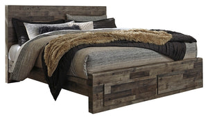 Benchcraft Derekson King Panel Bed with 2 Storage Drawers