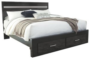 Signature Design by Ashley Starberry King Panel Bed with 2 Storage Drawers