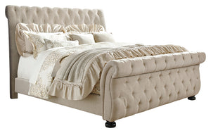 Signature Design by Ashley Willenburg California King Upholstered Sleigh Bed