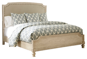 Signature Design by Ashley Demarlos King Upholstered Panel Bed