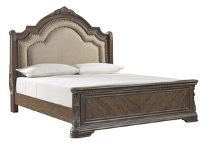 Signature Design by Ashley Charmond California King Upholstered Sleigh Bed