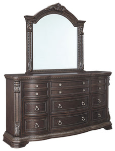 Wellsbrook Signature Design by Ashley Dresser and Mirror