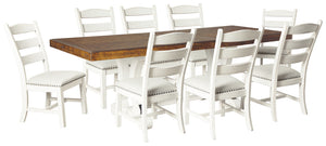 Valebeck Signature Design 9-Piece Dining Room Set