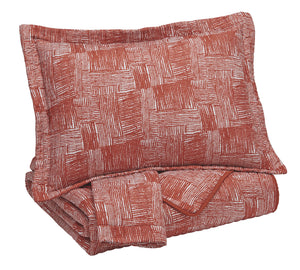 Jabesh Signature Design by Ashley Quilt Set King